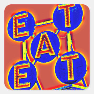 Aufkleber essen