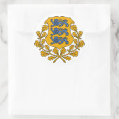 Aufkleber - Estnisches Wappen/Eesti Vapp (Tasche)