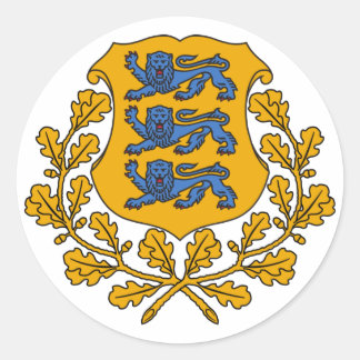 Aufkleber - Estnisches Wappen/Eesti Vapp