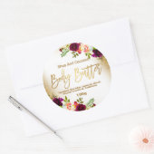 Aufkleber-Etikett für hausgemachte Body Butter Runder Aufkleber (Umschlag)