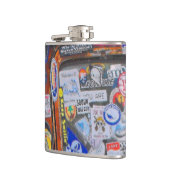 Aufkleber Flachmann (Links)