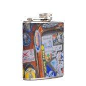 Aufkleber Flachmann (Rechts)