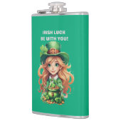 Aufkleber Flachmann (Links)