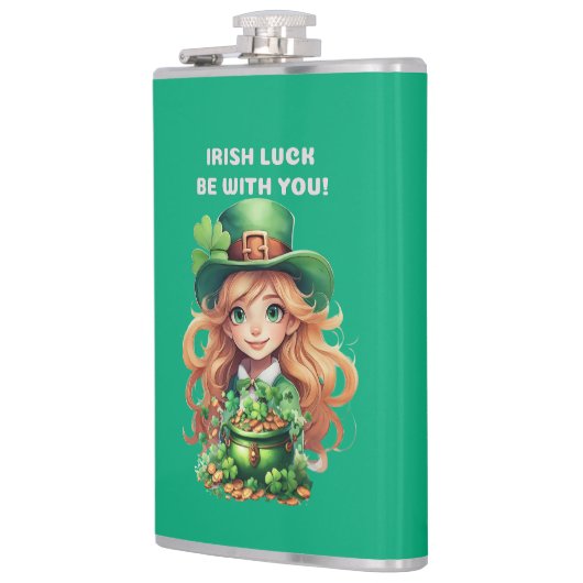 Aufkleber Flachmann (Links)