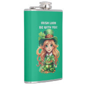 Aufkleber Flachmann (Rechts)