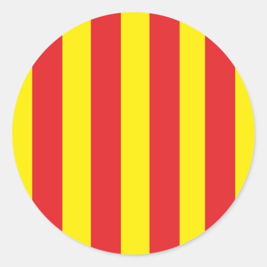 Aufkleber Flagge der Provence (Vorderseite)