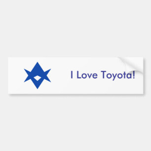 Aufkleber Flagge Toyota City, Japan Autoaufkleber