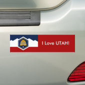 Aufkleber Flagge Utah, USA Autoaufkleber (Auf Auto)