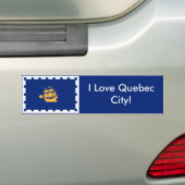 Aufkleber Flagge von Québec, Kanada Autoaufkleber (Auf Auto)