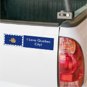 Aufkleber Flagge von Québec, Kanada Autoaufkleber (Auf Lkw)