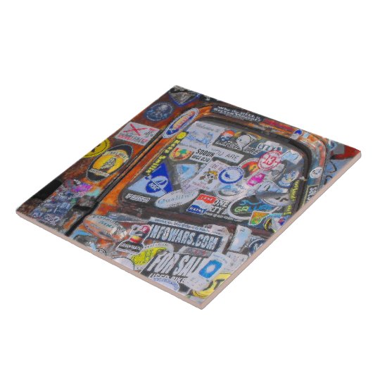 Aufkleber Fliese (Seite)