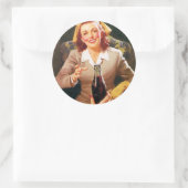 Aufkleber Frau (Tasche)