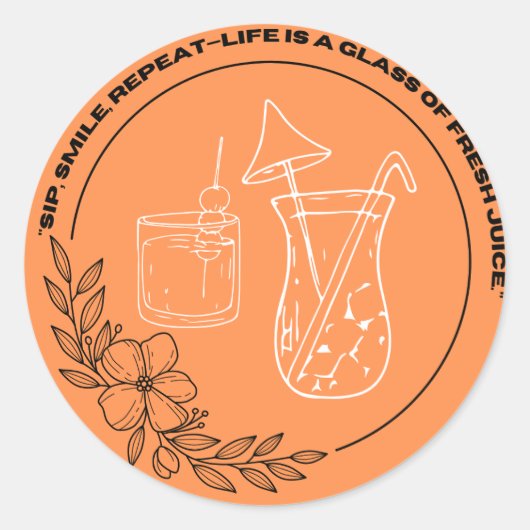 Aufkleber "Frischsaftpfeifen" (Vorderseite)