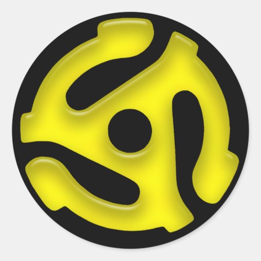 Aufkleber für 45 RPM-Aufzeichnungsadapter (Vorderseite)