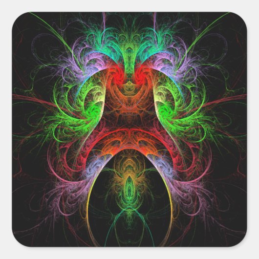 Aufkleber für Abstrakt Art Square (Vorderseite)