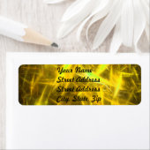 Aufkleber für Abstrakte Fraktal-Rücksendeadresse (Insitu)