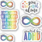 Aufkleber für ADHD-Unterstützung (Vorderseite)