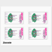 Aufkleber für Adventskranke: Spaß und einfache Ide (Blatt)