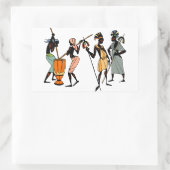 Aufkleber für afrikanische Stammeskunst (Tasche)