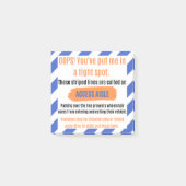 Aufkleber für Aisle-Advocacy Post-it Klebezettel (Vorderseite)