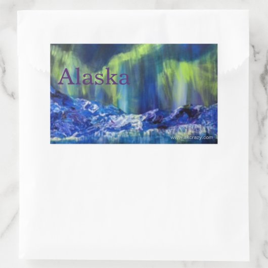 Aufkleber für Alaskan Glacial Reflections (Tasche)