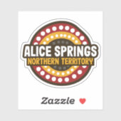 Aufkleber für Alice Springs Northern Territory Aus (Blatt)