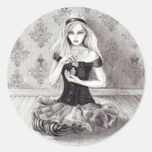 Aufkleber für Alice-Sticker-Alice im Wunderland