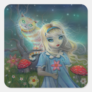 Aufkleber für Alicen im Wunderland