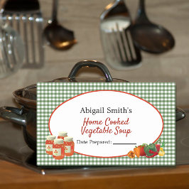 Aufkleber für alle zum Canning von Jar Gemüse