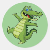 Aufkleber für Alligatoren (Vorderseite)