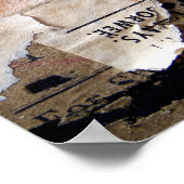 Aufkleber für Altgepäck Poster (Ecke)