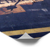 Aufkleber für Altgepäck Poster (Ecke)