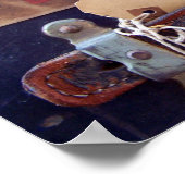 Aufkleber für Altgepäck Poster (Ecke)