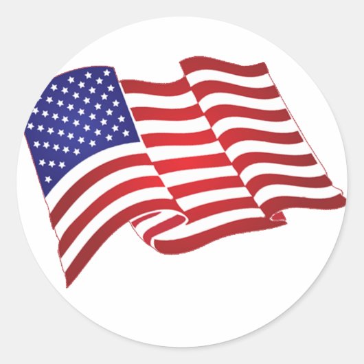 Aufkleber für amerikanische Flaggen (Vorderseite)