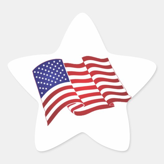 Aufkleber für amerikanische Flaggen (Vorderseite)