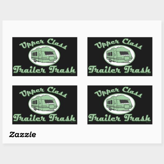 Aufkleber für Anhänger der Oberklasse (Blatt)