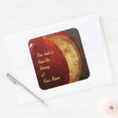 Aufkleber für Apfel- und Uhrenbibliothek (Umschlag)