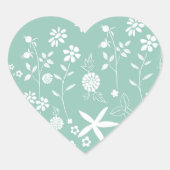 Aufkleber für Aqua-Blumen (Vorderseite)