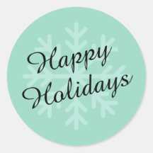 Aufkleber für Aquamarine Happy Holidays