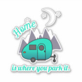 Aufkleber für aquamarine Teardrop-Anhänger (Vorderseite)