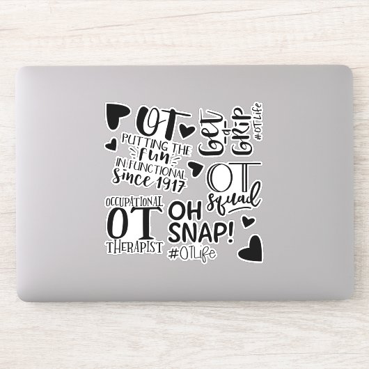 Aufkleber für Arbeitstherapeuten, OT-Geschenk, OT (Computer)