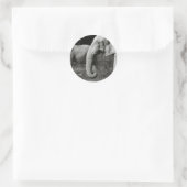 Aufkleber für asiatische Elefanten (Tasche)