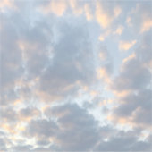 Aufkleber für Ästhetische Wolken (Vorderseite)