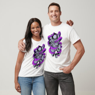 Aufkleber für Astronauten T-Shirt
