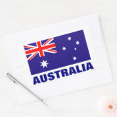 Aufkleber für australische Flagge | Personalisierb (Umschlag)