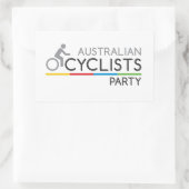 Aufkleber für australische Party (Tasche)