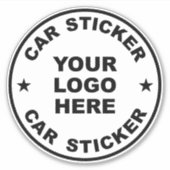 Aufkleber für Autos. Dein Bild hier. (Vorderseite)