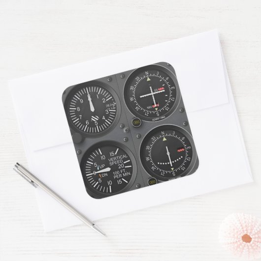 Aufkleber für Avionikgeräte (Umschlag)