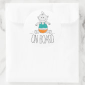 Aufkleber für Baby an Bord (Tasche)