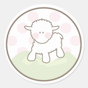 Aufkleber für Baby-Einladung oder Gefälligkeitswer